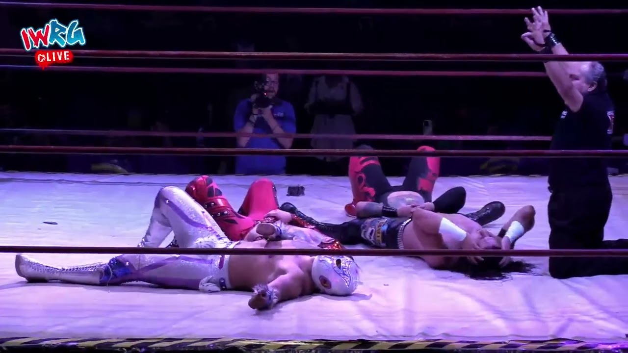 Nuevos Campeones Intercontinentales de Parejas IWRG background