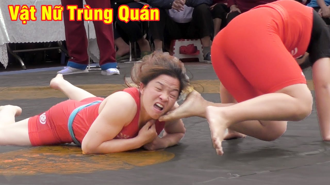 Vật nữ Women's wrestling - Đ.T.Kim Oanh gặp Ng Thị Huỳnh