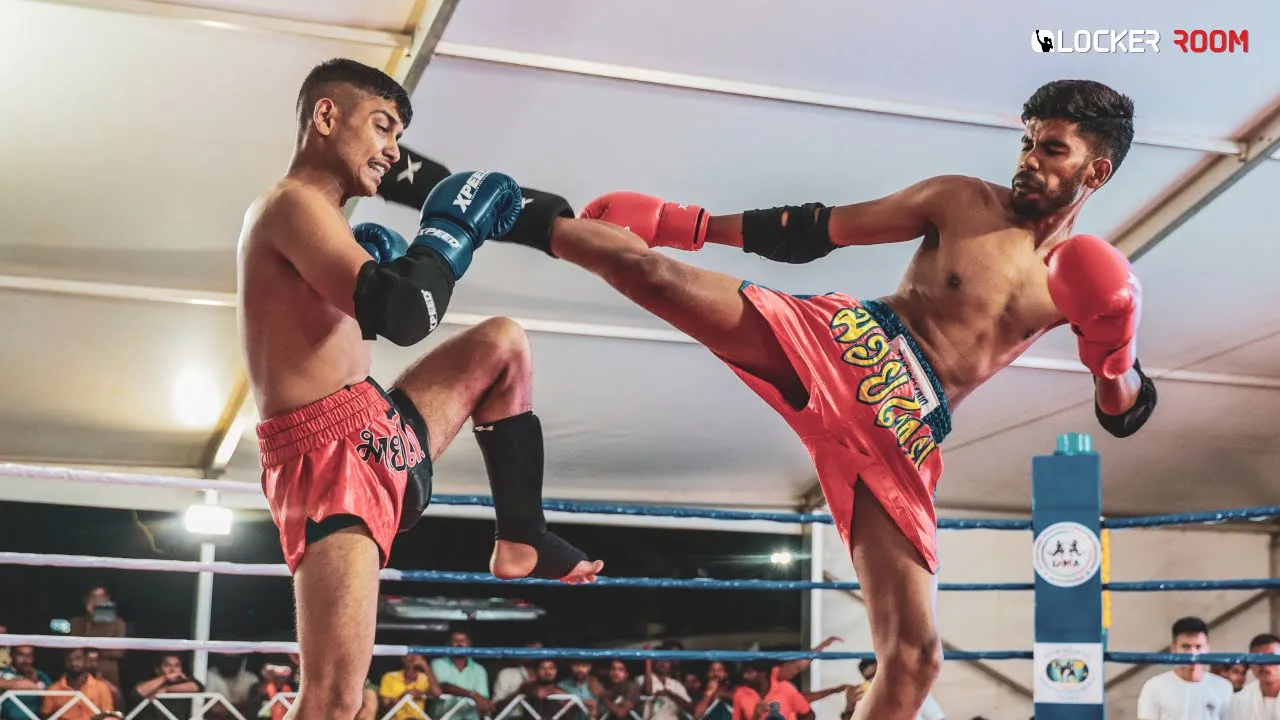 Puneeth (Karnataka) vs Areghyadeep (Assam) | WMC India Ranking Series 8 | Pro-Am Muay Thai background