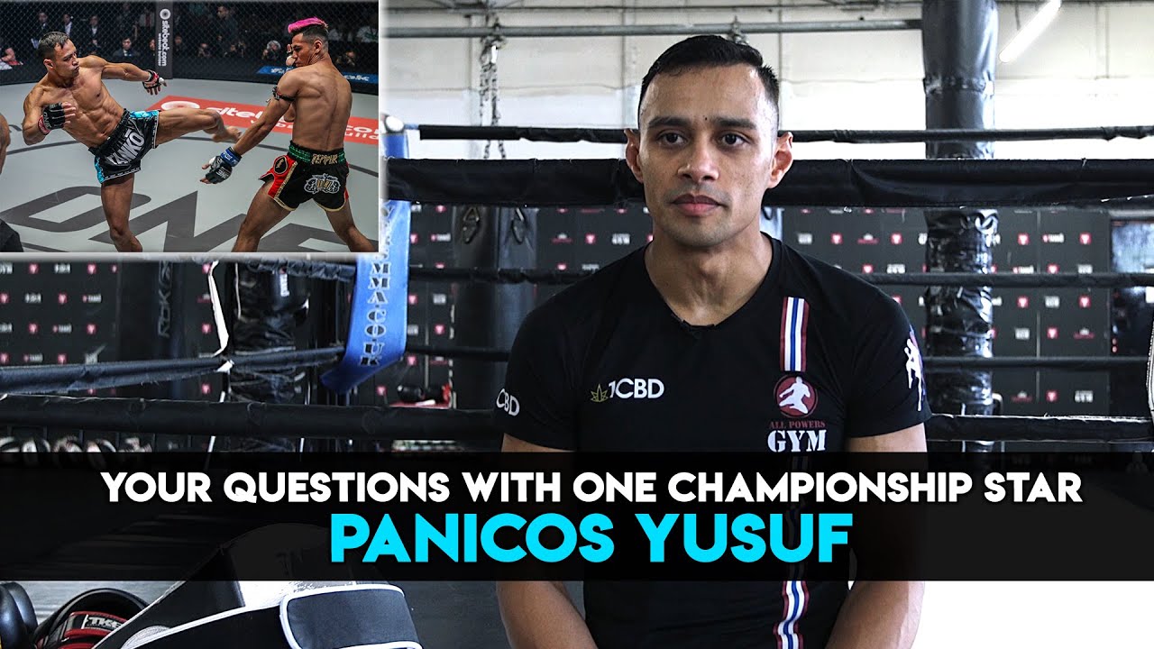 Your Questions With ONE Championship Star Panicos Yusuf | Siam Boxing background