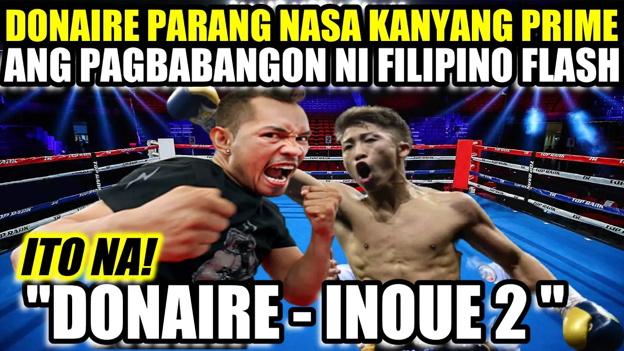 DONAIRE PARANG NASA PRIME LANG | KAKASA SA MGA BATANG CHAMPION | DONAIRE-INOUE 2 backdrop
