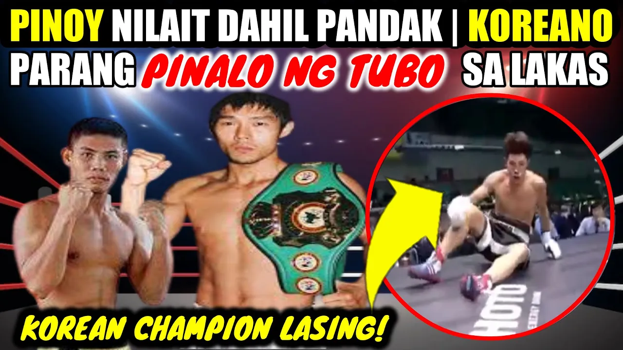 PINOY NILAIT DAHIL PANDAK SA GALIT KOREANO PARANG PINALO NG TUBO SA LAKAS NG SUNTOK