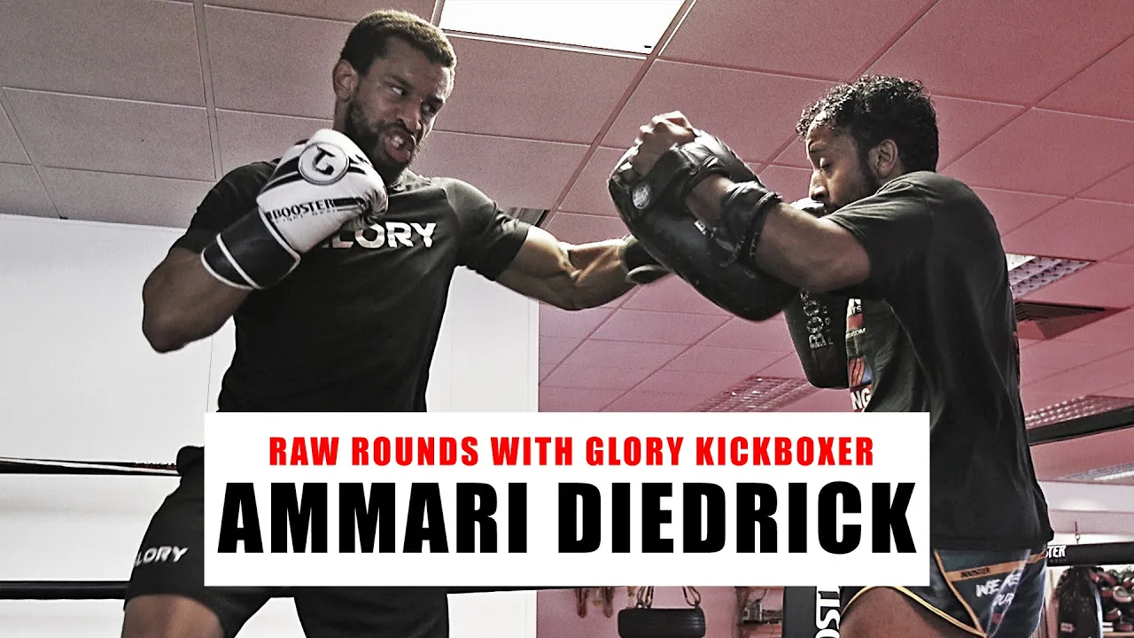 RAW ROUNDS: Ammari Diedrick GLORY Kickboxing Fighter background