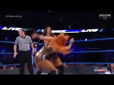10 WOMAN TAG TEAM MATCH 2/2 background