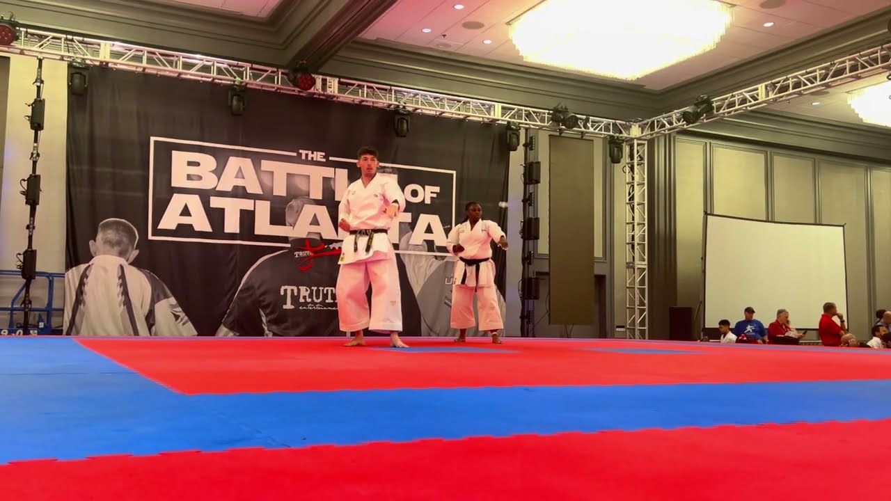 Cameron Klos and Amber Rutherford Team Synchronized Traditional Forms - Battle of Atlanta 2025