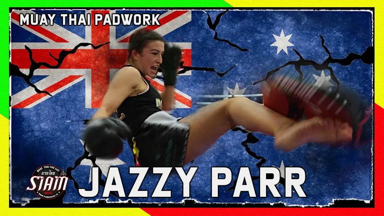 RAW ROUNDS | Jasmine "Jazzy" Parr Muay Thai background