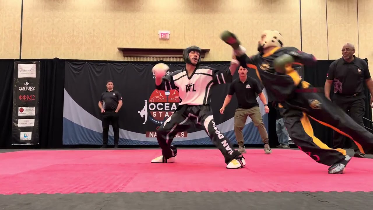 Zach Winder vs Sean Magallanes Super Lightweight Point Sparring - Ocean State Grand Nationals 2025 background