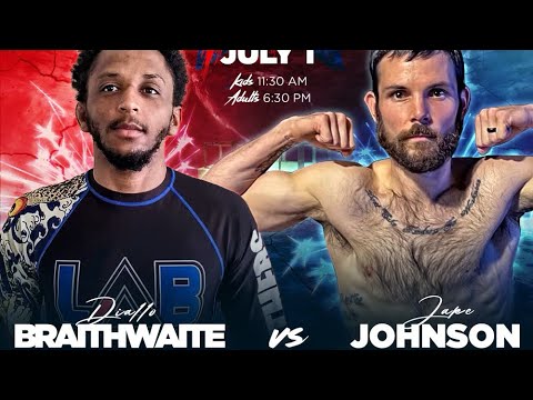 Adult Combat Jiu Jitsu Superfight | TFA Pro IV | Diallo Braithwaite vs Jake Johnson background