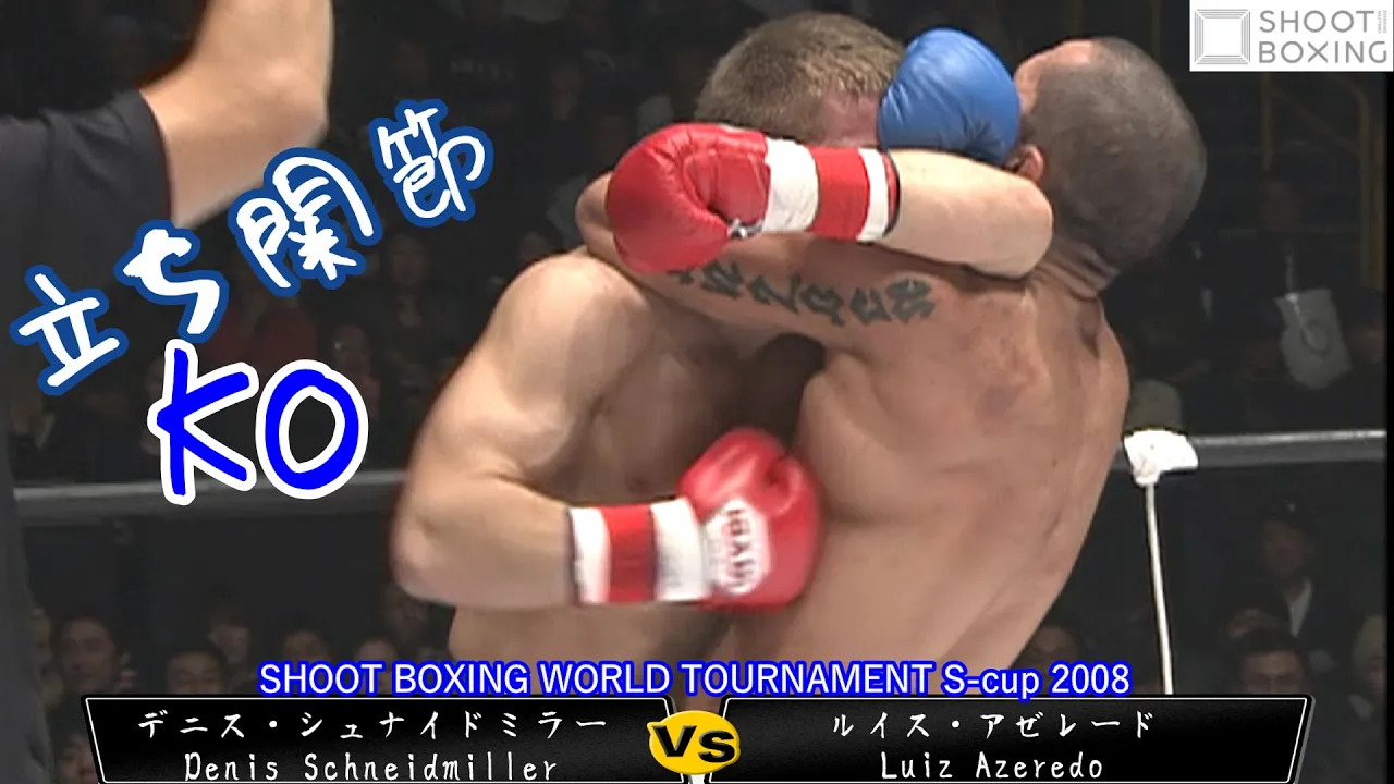 【立ち関節KO!】ルイス・アゼレード vs デニス・シュナイドミラー【SHOOT BOXING WORLD TOURNAMENT S-cup 2008】2008.11.24