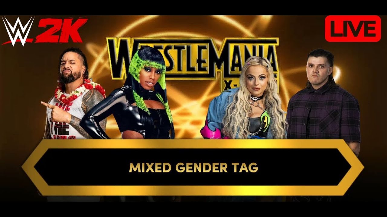 Liv Morgan & Dominik Mysterio vs Jimmy Uso & Naomi Match Stream , 2024 #wwe #wwelive #wwe2k24 background