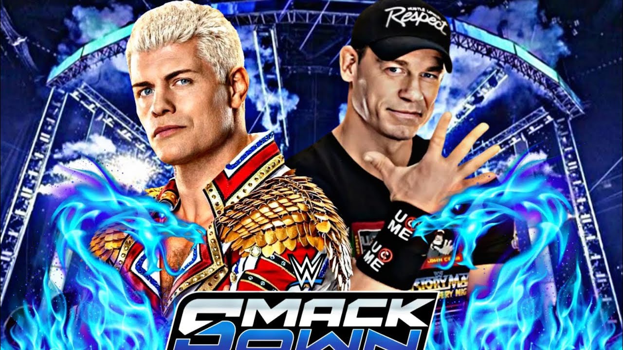 FULL SEGMENT - John Cena Versus Cody Rhodes : WWE SmackDown 2025 background