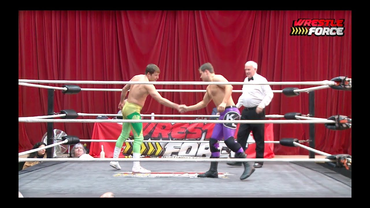 Oli Peace vs Kieron Lacey WRESTLEFORCE Live in Tonbridge 11.02.23 backdrop
