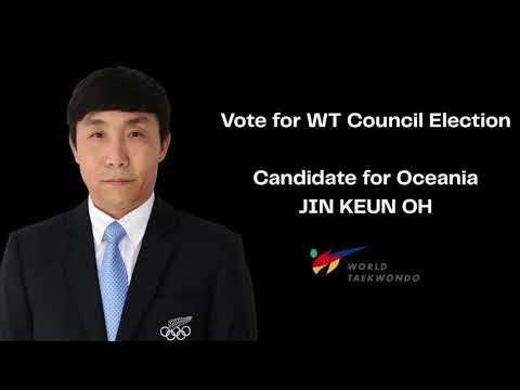 World Taekwondo Election 2025 | 29. OH Jin Keun New Zealand, Candidate for Council Member
