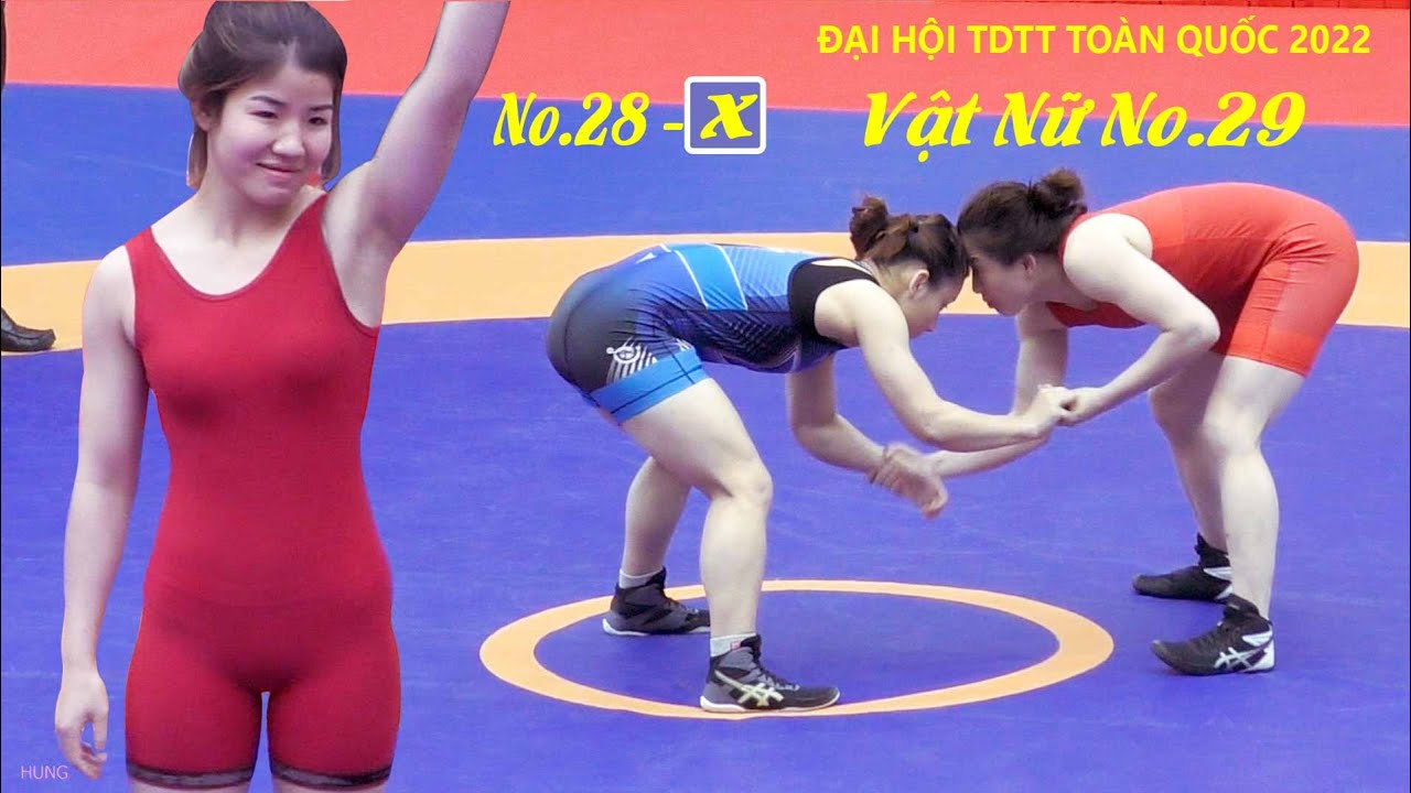Vật nữ - Women wrestling 53 kg - Kim Oanh - Huế & B.T. Đào - Hà Nam