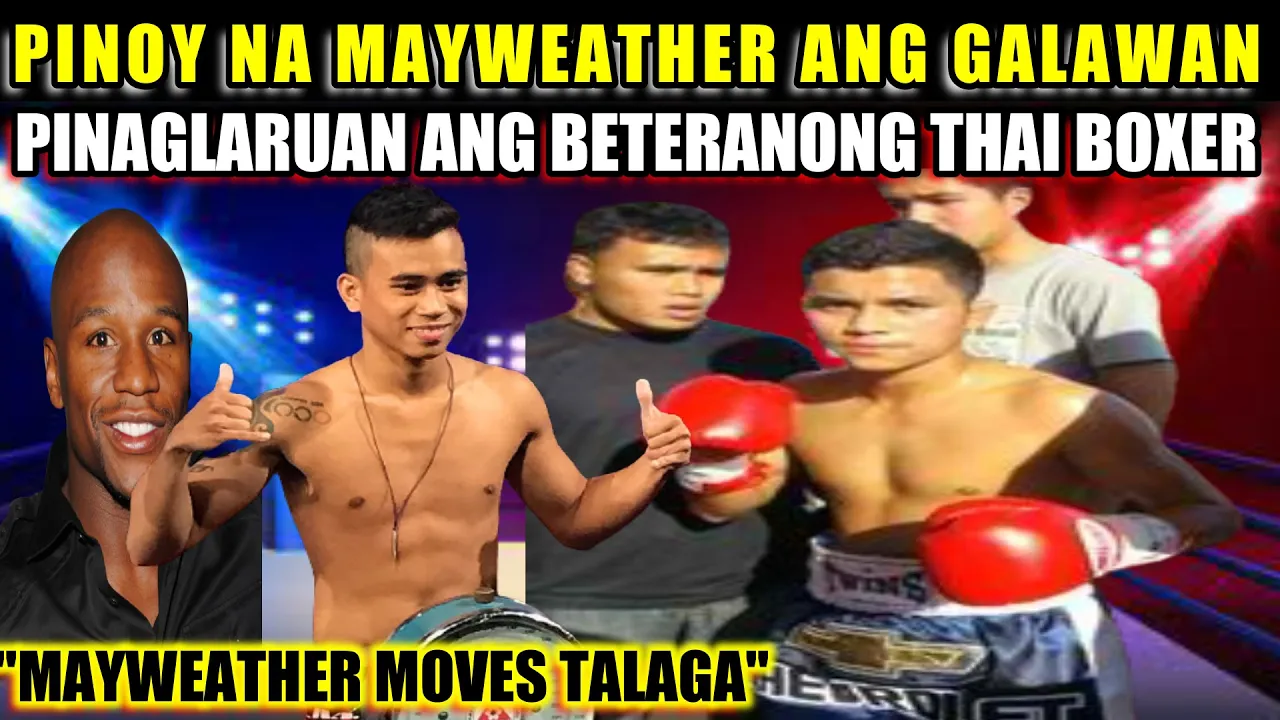 HANEP ang GALAW! MAYWEATHER ng PINAS NAGPAKITANG GILAS KONTRA sa THAI FIGHTER na BETERANO background