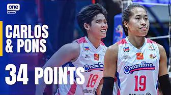 Pons, Carlos COMBINE FOR 34 PTS for Creamline vs. Nxled | 2026 PVL ALL-FILIPINO CONFERENCE