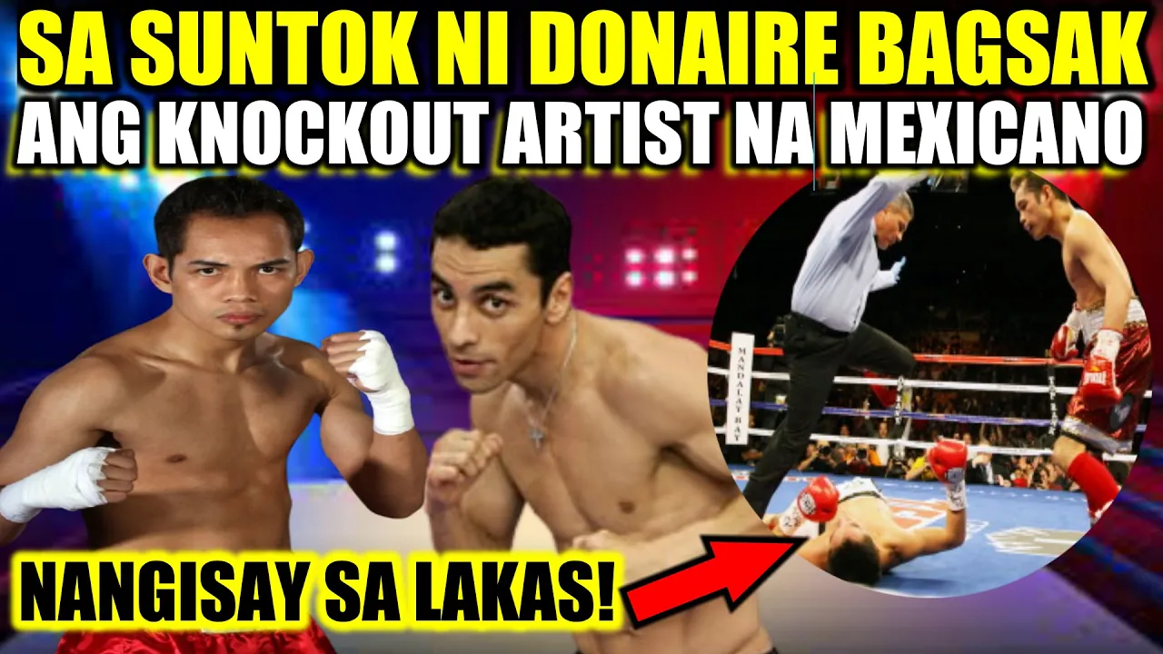 DONAIRE PINABAGSAK and KNOCKOUT ARTIST na MEXICANO at NANGISAY sa SOBRANG LAKAS ng SUNTOK background