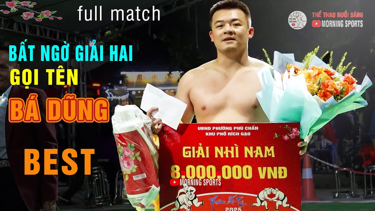 Vật 2025. "BẤT NGỜ GỌI TÊN " - nhì nam..women wrestling. Phù Chẩn 2025 background