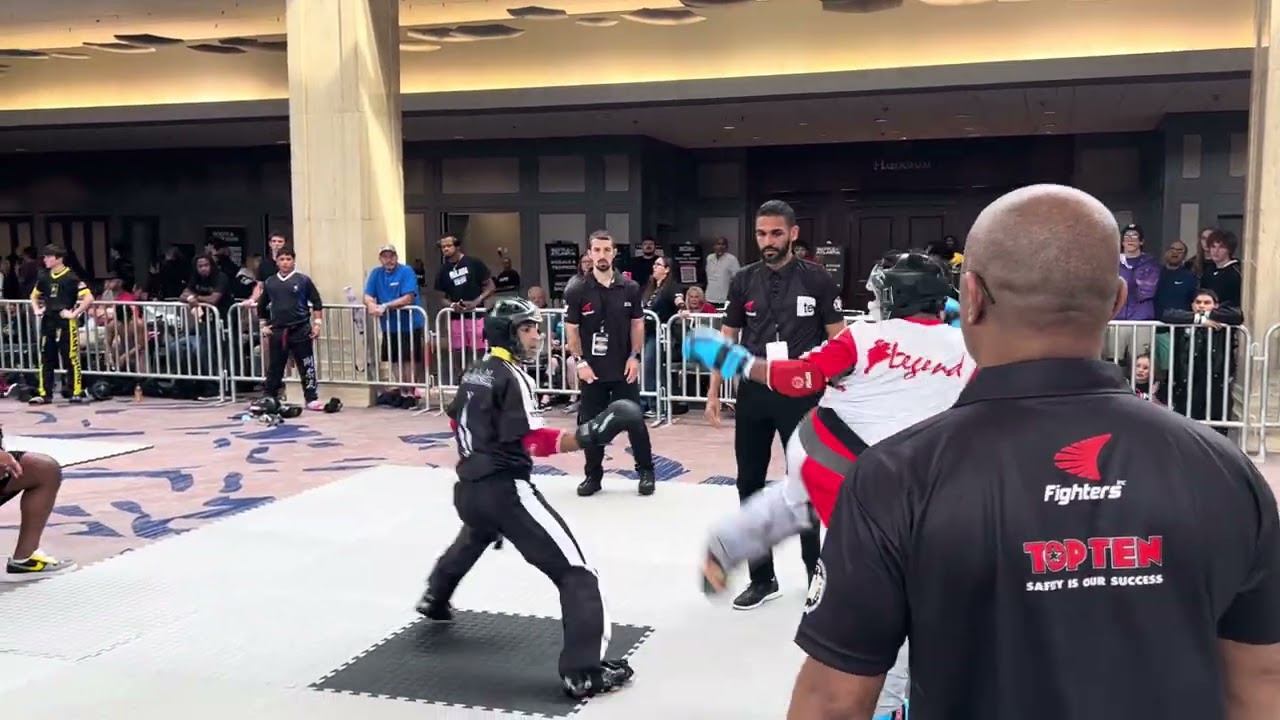 Sebastian Villanueva vs Edwin Rivera Falcon 15-17 Boys Open Weight Sparring - Battle of Atlanta 2025 background