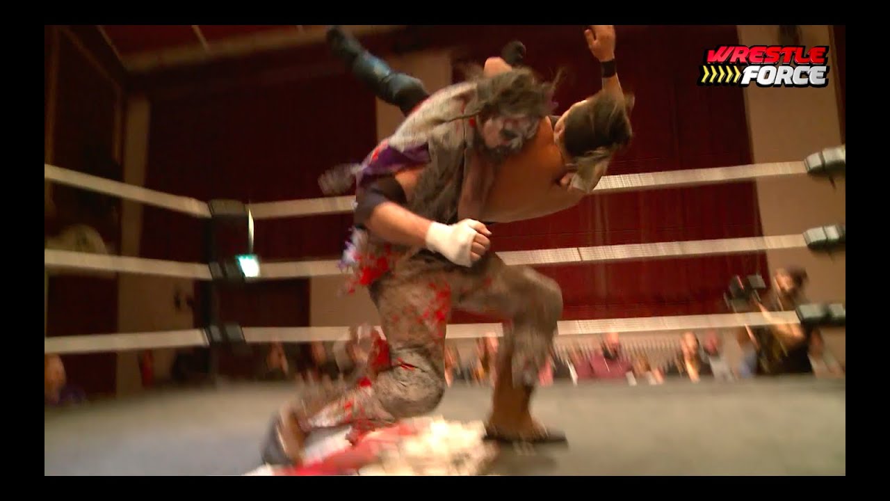 Mark Trew vs Voodoo WRESTLEFORCE Live in Witham 15.10.22 background