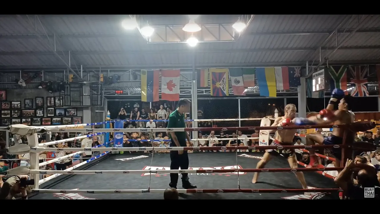 MuayThai KohPhangan I Daniel ChinnarachMuayThai vs Tonlek Sitpotlek - 7 February 2024 backdrop