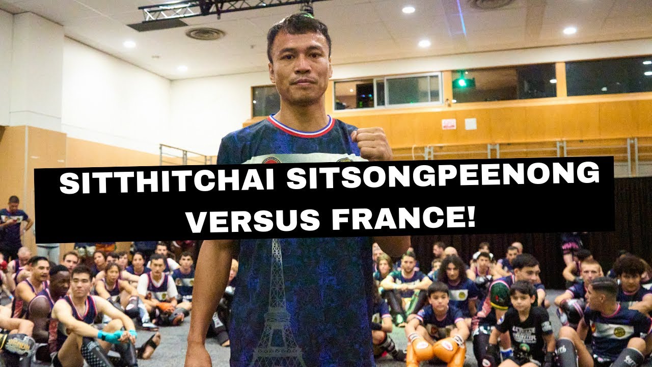 Champion Thai Kickboxer Sitthitchai Battles France