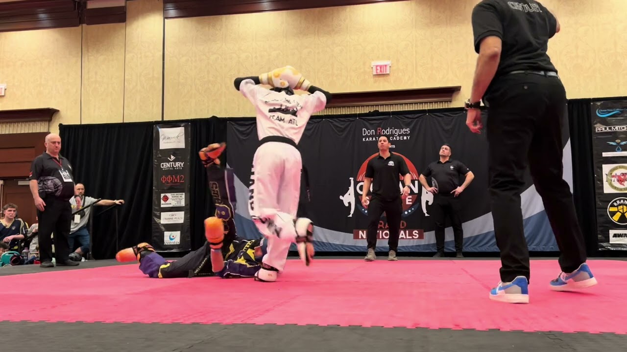 Team Straight Up B vs Team ATL B Men's Team Sparring - Ocean State Grand Nationals 2025 background