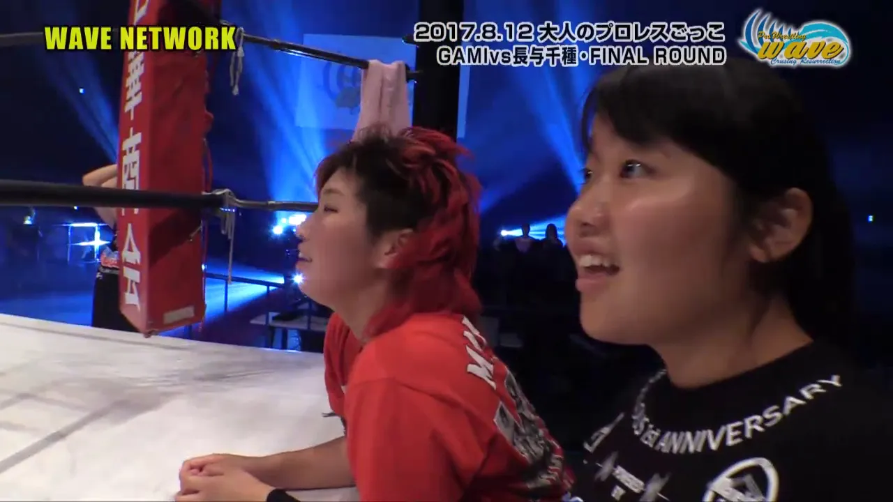 2017.8.12 大人のプロレスごっこその3 GAMI vs 長与千種 WAVE10周年大会 大田区総合体育館