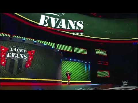 LACEY EVANS + NATALYA ENTRANCE WWE MAIN EVENT