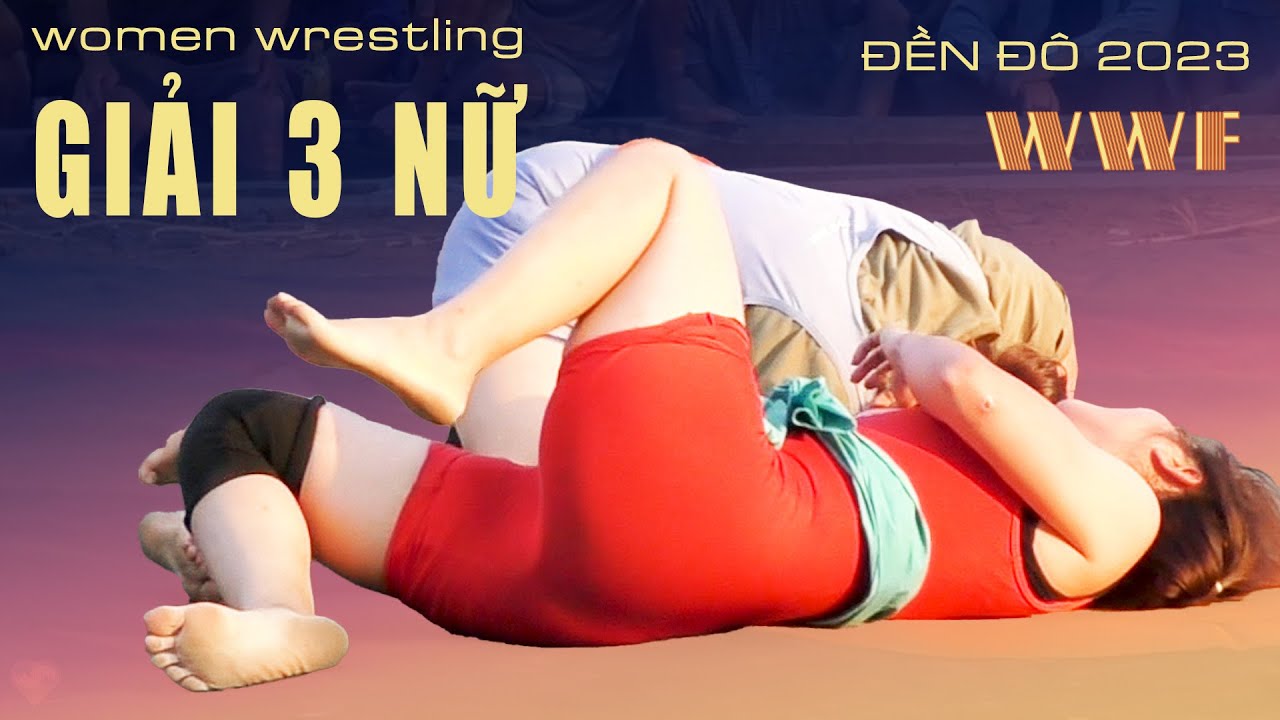 Vật nữ. women's wrestling - Giải Ba Nữ - Đền Đô 2023. background