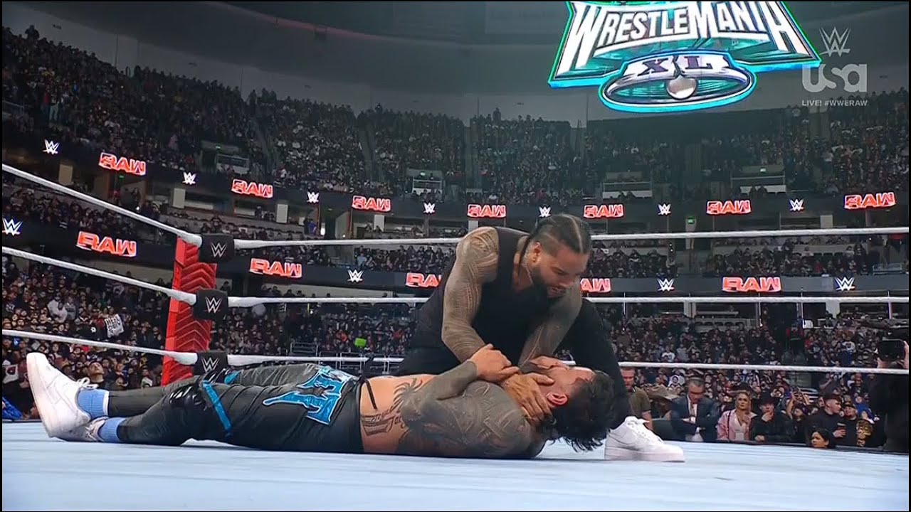 Jimmy Uso Brutally Attacks Jey Uso - WWE RAW 2/19/2024