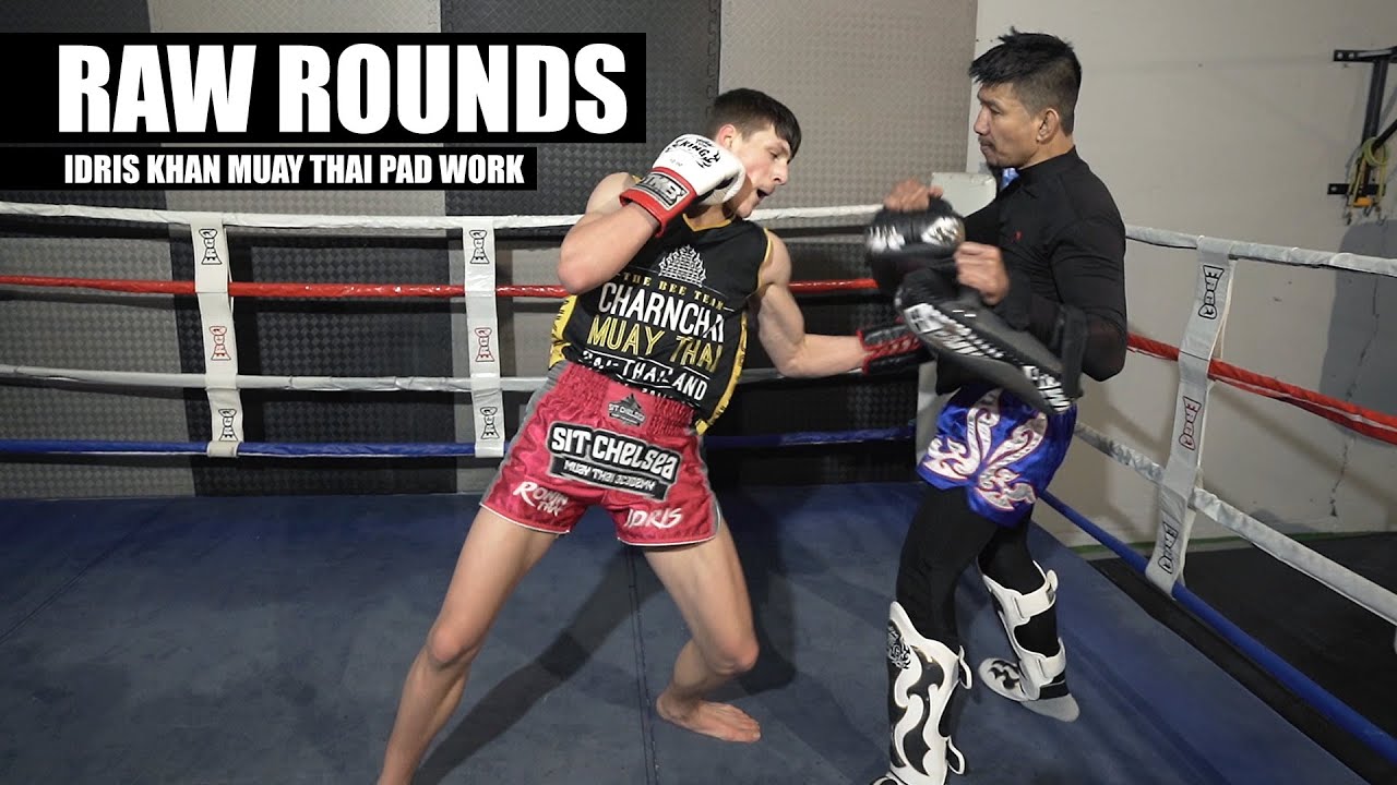 RAW ROUNDS: Idris Khan Muay Thai Pad Work | Siam Boxing