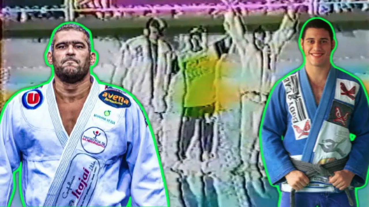 Nino Schembri vs Rafael Carino | Old School Jiu jitsu Superfight background