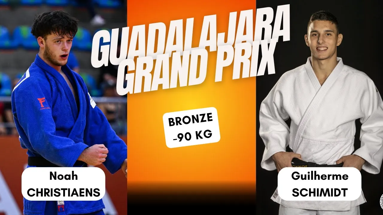 Noah CHRISTIAENS VS Guilherme SCHIMIDT Guadalajara Grand Prix 2025 Bronze medal contest -90 kg