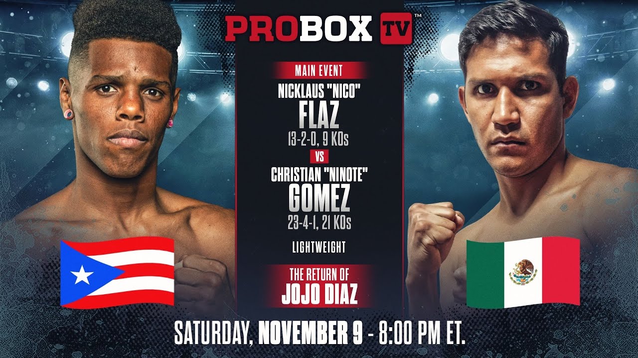 π΄ LIVE Return of IBF Super Featherweight Champion JOJO DIAZ | ProBox TV Presents Contender Series background
