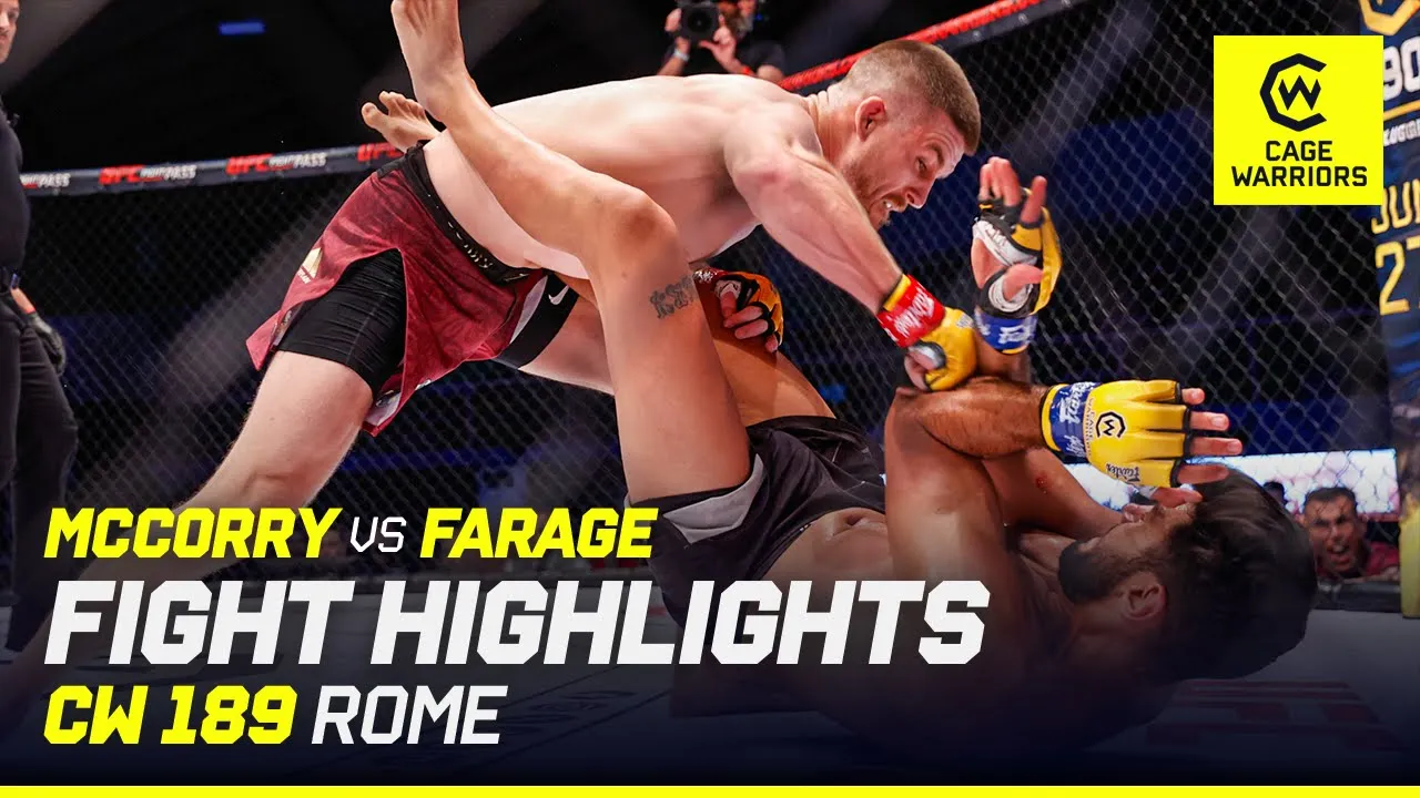 THIS GOT HEATED 🔥 😮 | Paddy McCorry vs. Shuki Farage | CW 189 Rome Fight Highlights