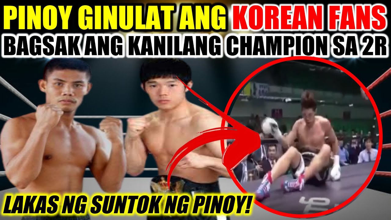 PINOY GINULAT ang mga KOREANO PINABAGSAK ang KANILANG CHAMPION sa R2 background
