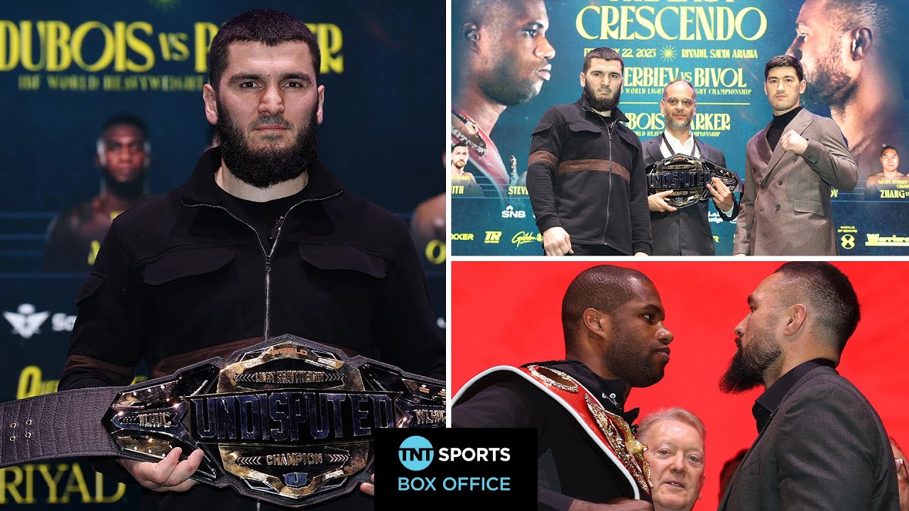 BETERBIEV v BIVOL 2 & DUBOIS v PARKER 🔥😮💨 | Launch Press Conference BEST BITS! 🥊 background
