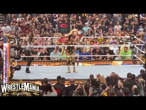Asuka vs Bianca Belair Women’s Championship Full Match - Wrestlemania 39 background