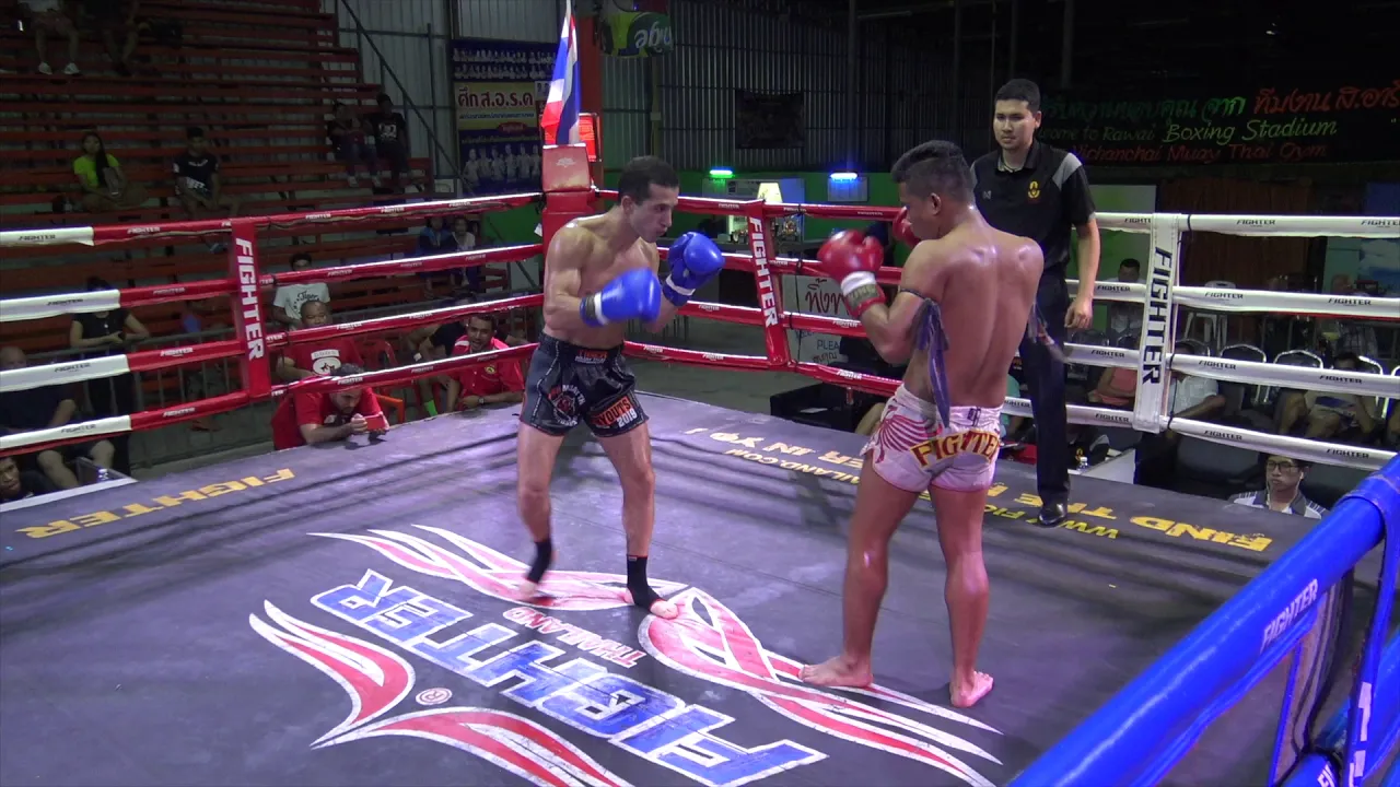 Rawai Stadium 65kg Title Fight: Leri TigerMuayThai vs Aniq KambingBerlaga background