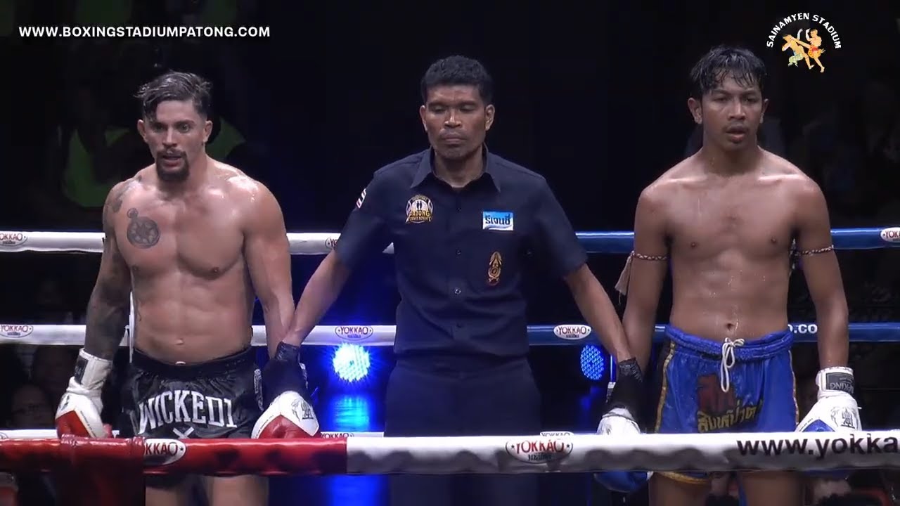 JORDAN Phuket Fight Club VS CHALERMCHAI Kiat a phai backdrop