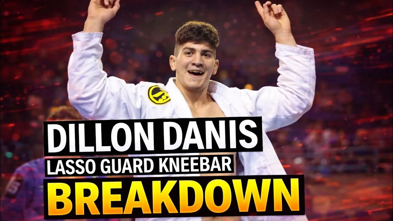 DILLON DANIS BJJ Breakdown Lasso Guard Kneebar Jiu Jitsu background