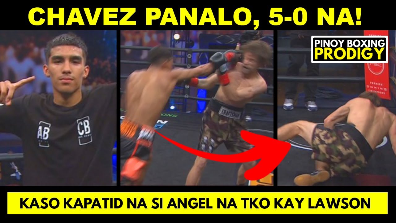 BREAKING: Chavez UMANGAT sa 5-0 habang si Angel BUMAGSAK sa 4-1 | Filipino-Mexican Twin Boxers background