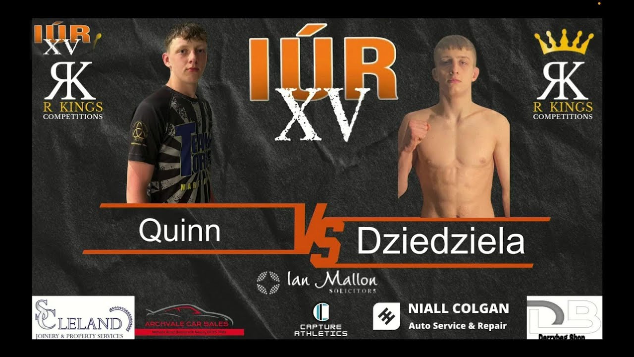 IÚR FC 15 - Adrian Dziedziela vs Conor Quinn backdrop