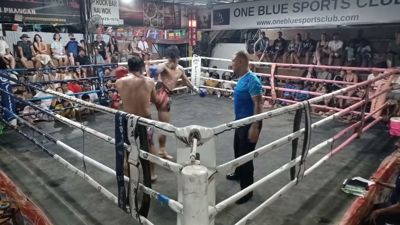 MuayThai KohPhangan I Noomburinam SitWanghinlek vs Promrob IslandMuayThai - 13 August 2024 backdrop