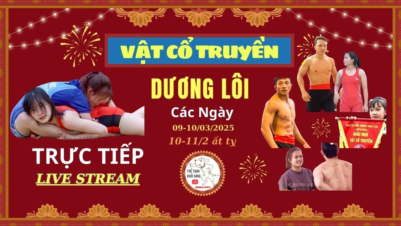 🔴 Trực tiếp giải vật cổ truyền Làng Dương Lôi - Tân Hồng - Từ Sơn - BN background