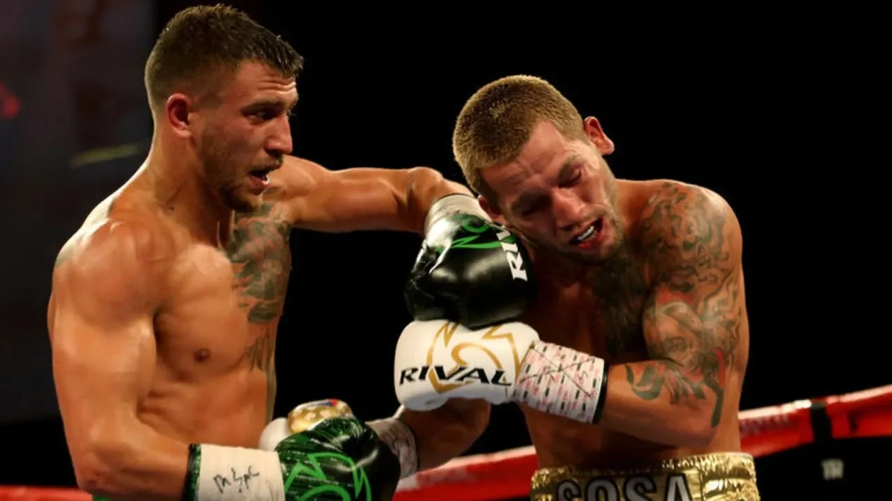 Vasyl Lomachenko - The Matrix backdrop