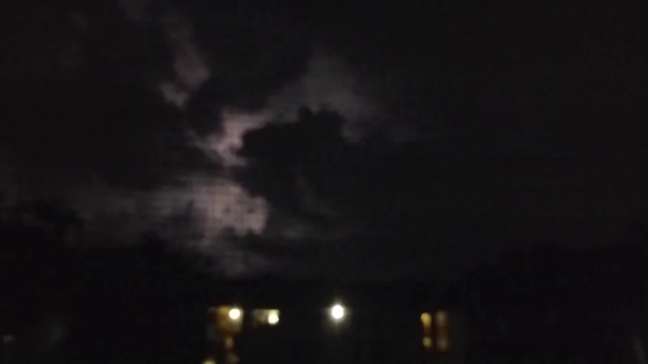 Lightning off in the distance background