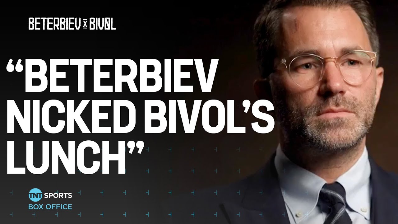 Eddie Hearn talks Beterbiev vs Bivol & Anthony Joshua's next potential fight with Fury or Dubois đł background