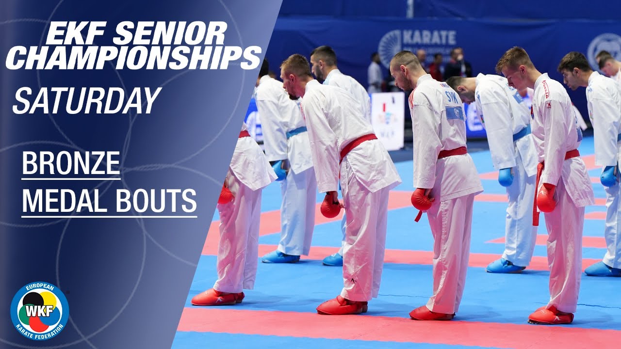 EKF Senior Championships | Day 4 - Medal Bouts - Morning session - Part 1 | WORLD KARATE FEDERATION